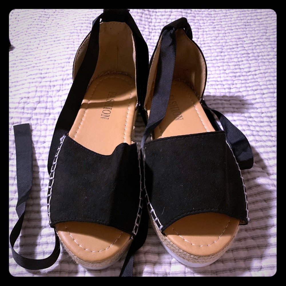 Black sandals
